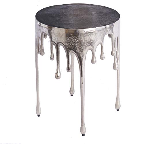 invicta INTERIOR Moderner Beistelltisch Liquid LINE 51cm Silber Tropfen-Design Couchtisch Wohnzimmertisch invicta INTERIOR Moderner Beistelltisch Liquid LINE 51cm Silber Tropfen-Design Couchtisch Wohnzimmertisch von invicta INTERIOR