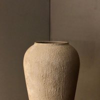 strukturierte Vase - Upcycled Col. Sand von ioMartino