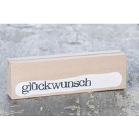 Bilderleiste Lindenholz "Glückwunsch" von iopla