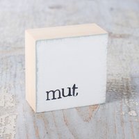 Mini-Textplatte "Mut" von iopla