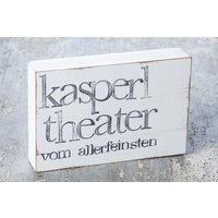 Text Bild An Der Wand "Kasperltheater" von iopla