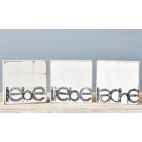 Text Kunst An Der Wand "Lebe Lache Liebe" Text Kunst An Der Wand "Lebe Lache Liebe" von iopla