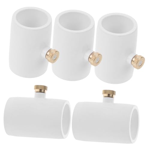iplusmile 1 Satz Rohrverbinder Mit Nebeldüse Sprühnebel Verbindungsschlauch Ersatzdüse Emitter Sprühdüse Für Schlauch Sprühwischer 1/2" PVC-rohranschlussdüse Kühlsystemzubehör Weiß 5 Stück iplusmile 1 Satz Rohrverbinder Mit Nebeldüse Sprühnebel Verbindungsschlauch Ersatzdüse Emitter Sprühdüse Für Schlauch Sprühwischer 1/2" PVC-rohranschlussdüse Kühlsystemzubehör Weiß 5 Stück von iplusmile