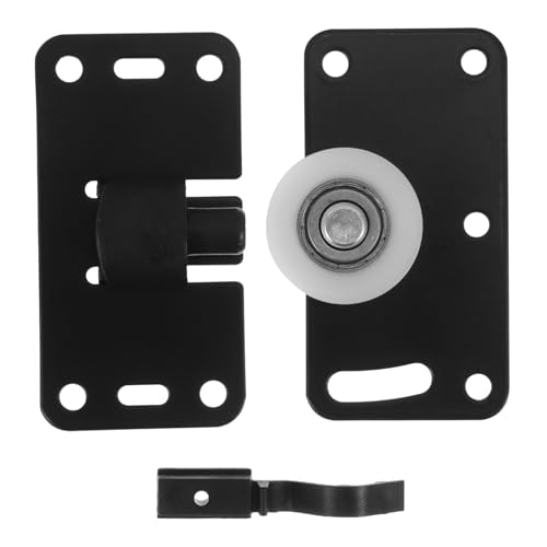 iplusmile 1 Satz Rolle Tür Kleiderschrank Torrad Schiebeschrankbeschläge Scheunentorräder Fensterscheibe Radlager aus Metall Riemenscheibe Aluminiumlegierung von iplusmile