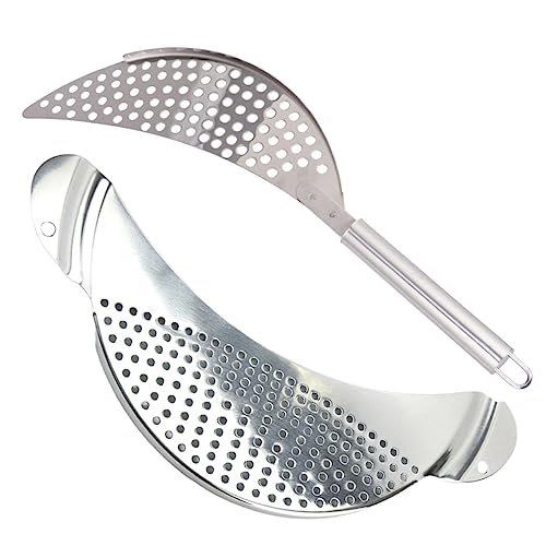 iplusmile 1 Set 2 Stück Edelstahlfilter Lebensmittelsieb Nudelsieb Spaghetti Netzsieb Spülbecken Abflusssieb Topf/Pfannensieb Nudelsiebe Siebe Edelstahl Küchenfilter iplusmile 1 Set 2 Stück Edelstahlfilter Lebensmittelsieb Nudelsieb Spaghetti Netzsieb Spülbecken Abflusssieb Topf/Pfannensieb Nudelsiebe Siebe Edelstahl Küchenfilter von iplusmile