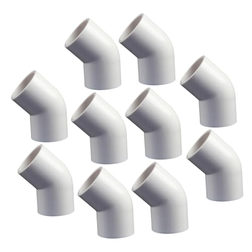 iplusmile 10 Stück PVC Rohrverbinder Teiliges PVC Ellenbogen für DIY Regalsysteme Bewässerung Kalte Wasseranwendungen Trinkwasser Robuste Bauweise Professionelles Design iplusmile 10 Stück PVC Rohrverbinder Teiliges PVC Ellenbogen für DIY Regalsysteme Bewässerung Kalte Wasseranwendungen Trinkwasser Robuste Bauweise Professionelles Design von iplusmile