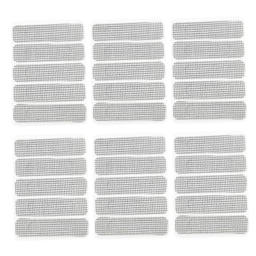 iplusmile 10 Stück Selbstklebendes Reparaturband für Fenstergitter Fiberglas Insektenschutz Hitzebeständig Stark Haftend für Fenster Türen und Zelte von iplusmile