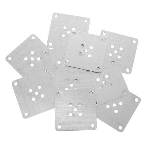 iplusmile 10 Stück Teiliges Möbelbein Montageplatten aus Dickem Stabile Befestigungsplatten für Holzfüße von Sofa Tisch und Schrank mit Vorgebohrten Löchern für Einfache Montage und iplusmile 10 Stück Teiliges Möbelbein Montageplatten aus Dickem Stabile Befestigungsplatten für Holzfüße von Sofa Tisch und Schrank mit Vorgebohrten Löchern für Einfache Montage und von iplusmile