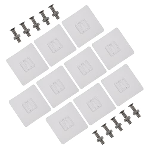 iplusmile 10 Stück Teiliges Selbstklebende Transparente Schrauben Wandaufkleber Bohrfreie Unsichtbare Befestigung für Fliesen Lackiertes für Küche Bad Wohnzimmer Langlebig und Praktisch iplusmile 10 Stück Teiliges Selbstklebende Transparente Schrauben Wandaufkleber Bohrfreie Unsichtbare Befestigung für Fliesen Lackiertes für Küche Bad Wohnzimmer Langlebig und Praktisch von iplusmile