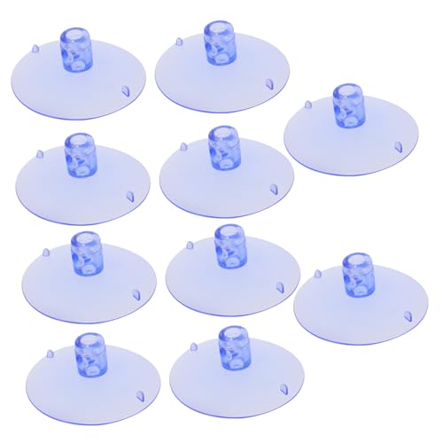 iplusmile 10 Stück Teiliges Transparente Saugnapfhalter für Flaggen und Stifte Vakuumfester Befestigungsring mit Vertikalem Wiederverwendbar für Glasflächen Schreibtisch Auto und Büro von iplusmile