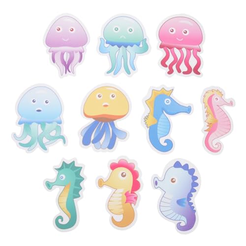 iplusmile 10 Stück Teiliges rutschfeste Badewannenaufkleber aus Wasserdichtem Material Sicherer Badewannenboden mit Cartoon Motiv Selbstklebend und Einfach Anzubringen für Badezimmer und iplusmile 10 Stück Teiliges rutschfeste Badewannenaufkleber aus Wasserdichtem Material Sicherer Badewannenboden mit Cartoon Motiv Selbstklebend und Einfach Anzubringen für Badezimmer und von iplusmile