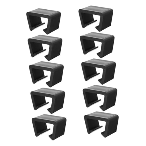 iplusmile 10 Stück Terrassenmöbel Clips aus Wetterfestem Kunststoff Rattan Sofa Verbinder Flexible Befestigungsklammern für Garten Pool und Outdoor Couch Module von iplusmile