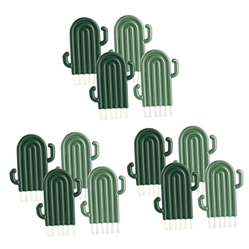 iplusmile 12 STK Kaktus-fugenbürste Computerreinigung Und -Reparatur Entlüftungsreiniger Flexibel Biegbar Obst- Und Gemüsereiniger Tastatur Reinigungsset Tragbar Becherbürste Plastik von iplusmile