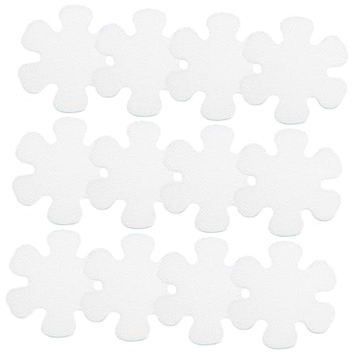 iplusmile 12 Stück Teiliges Rutsch Sticker Blumenform wasserdichte rutschfeste Badewannen und Badezimmerboden Aufkleber Selbstklebend für Haushalt und Dusche Sicher Fliesen Marmor von iplusmile