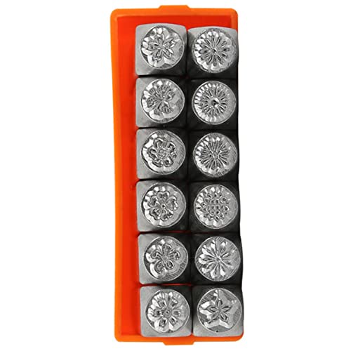 iplusmile 12Stücke Teiliges Stahlstempel Set mit Blumenmuster DIY Lederhandwerksstempel für Schmuck und Kunstprojekte für Mehr Praktischer Tragetasche iplusmile 12Stücke Teiliges Stahlstempel Set mit Blumenmuster DIY Lederhandwerksstempel für Schmuck und Kunstprojekte für Mehr Praktischer Tragetasche von iplusmile