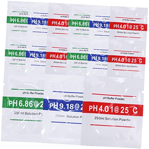 iplusmile 15St pH-Kalibrierungspulver pH-Standardlösung ph-kalibrierpulver PH-Kalibrierungslösung PH-Testlösung pH-Pufferpulver zur Kalibrierung pH-Kalibrierungspakete Suite von iplusmile