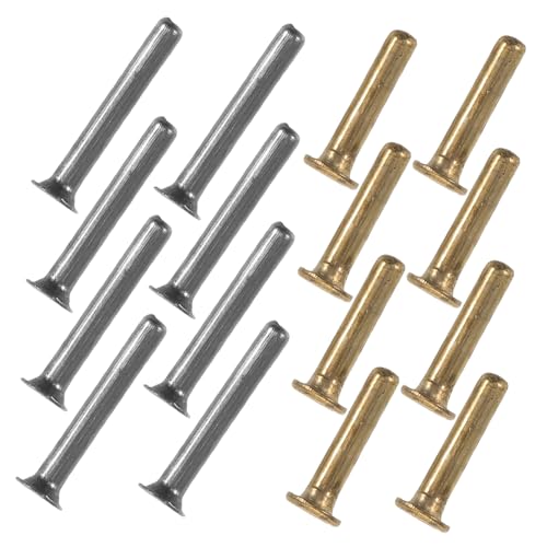 iplusmile 16 Stück Regenschirm Nieten Wetterbeständige Schirmgestellnieten Reparaturteile für Regenschirm Universell für Sonnenschirme und Terrassenschirme Tragbare Schirmwartungsteile von iplusmile