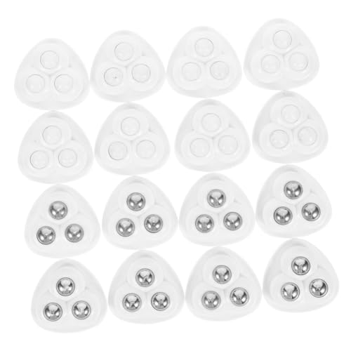 iplusmile 16 Stück Teiliges Selbstklebende Mini möbelrollen mit Hoher Klebkraft Drehbare für Schränke Couchtische und Kleine Küchengeräte Einfache Montage ohne Bohren von iplusmile