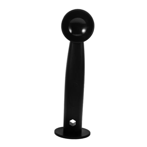 iplusmile Kaffeetamper Kaffeestampfer Kaffeelöffel 2-In-1 Espresso Tamper mit Löffel Multifunktional Schwarz Kunststoff für Kaffeezubereitung Zuhause von iplusmile
