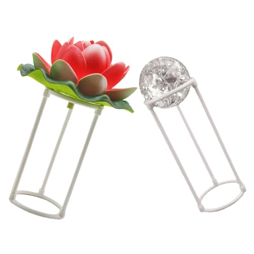 iplusmile 2 Sätze Lotus Wasserdichtes Rack Spritzschutz Für Nebelmaschine Ersatz Spritzschutz Steingarten-spritzschutz Für Luftbefeuchter Teichspritzschutz Plastik von iplusmile