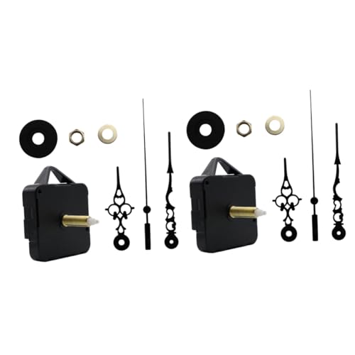 iplusmile 2 Stck. Uhrwerk Langschaft Geräuschloser Mechanismus Metall DIY Ersatzteil Wanduhr Reparatur Präzise Langlebig Einfache Montage Kompatibel mit Verschiedenen Uhrenmodellen Schwarzes iplusmile 2 Stck. Uhrwerk Langschaft Geräuschloser Mechanismus Metall DIY Ersatzteil Wanduhr Reparatur Präzise Langlebig Einfache Montage Kompatibel mit Verschiedenen Uhrenmodellen Schwarzes von iplusmile