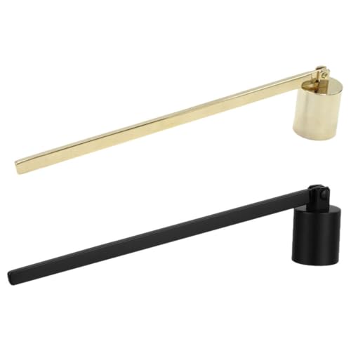 iplusmile 2 Stück Edelstahl Kerzenlöscher mit Langem Griff Dekorativer Flammenlöscher aus Rostfreiem Stahl Ergonomisch Langlebig Stilvoll für Zuhause und Kerzenliebhaber von iplusmile