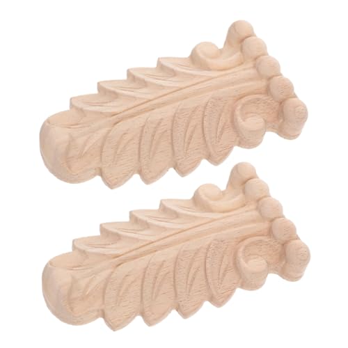 iplusmile 2stücke Holzschnitzereien Als Dekorative Möbelapplikationen Römische Säulenkonsolen Und Eckleisten Aus Holz Unbemalt Für Zuhause Und Türen von iplusmile