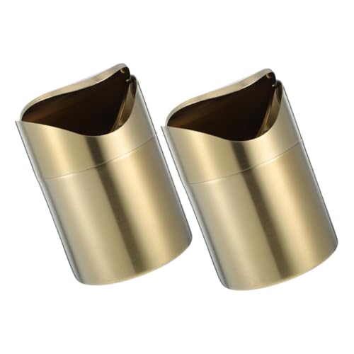 iplusmile 2 Stück Mini Mülleimer mit Deckel aus Edelstahl Kompakter Desktop Abfalleimer für Auto Bad Büro und Küche Geruchsdicht Platzsparend und Langlebig für Recycling und Papierentsorgung iplusmile 2 Stück Mini Mülleimer mit Deckel aus Edelstahl Kompakter Desktop Abfalleimer für Auto Bad Büro und Küche Geruchsdicht Platzsparend und Langlebig für Recycling und Papierentsorgung von iplusmile