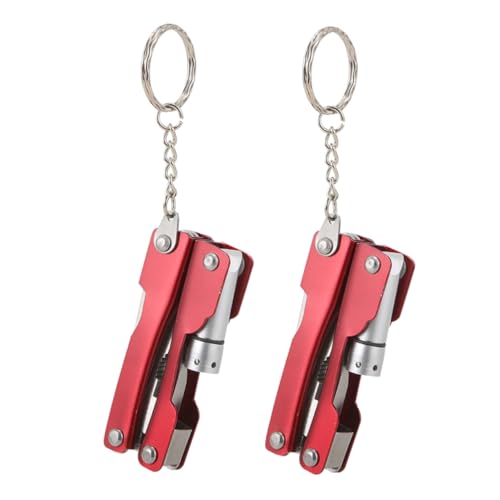 iplusmile 2 Stück Multifunktionszange Mit Taschenlampe Aus Edelstahl Tragbare Campingwerkzeuge Für Männer Kleine Zange Für Outdoor Aktivitäten von iplusmile