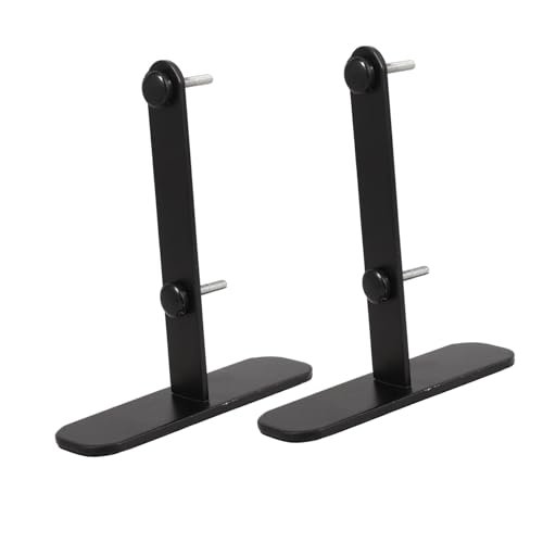 iplusmile 2 Stück Robuster Carbonstahl Tischständer für Pegboards und Sichtschutz Vielseitiger Büro Wand Organizer Werkzeugfreie Montage Modernes Design für Schreibtisch Zubehör und Gaming von iplusmile