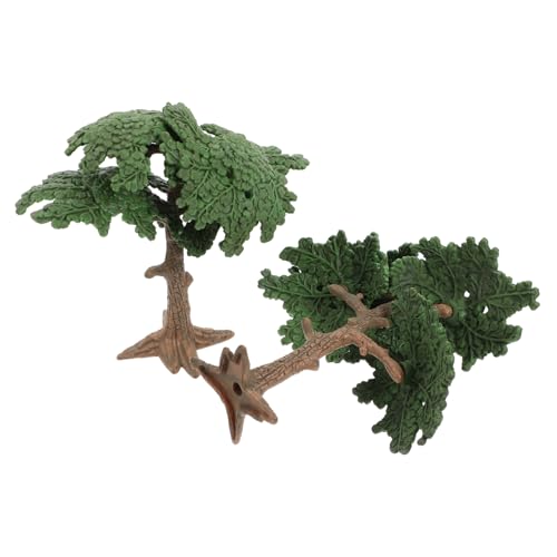 iplusmile 2 Stück Simulation von Baumschmuck Fälschung Anlage Pflanzen künstlich Laub klein Szenen-Layout-Modell Baumbaumodell Mini-Landschaftsdekor Landschaftsbaummodell PVC von iplusmile