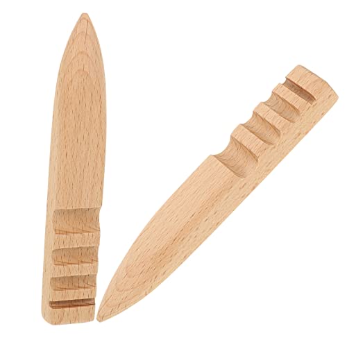 iplusmile 2 Stück Teiliges Lederkanten Burnisher aus Robustem Buchenholz Ergonomisch Geformt für Komfortables Polieren Schleifen und Formen von Lederkanten für Vielseitige iplusmile 2 Stück Teiliges Lederkanten Burnisher aus Robustem Buchenholz Ergonomisch Geformt für Komfortables Polieren Schleifen und Formen von Lederkanten für Vielseitige von iplusmile