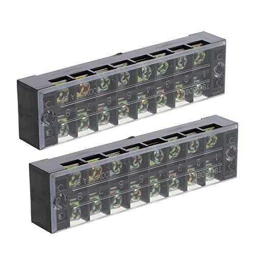 iplusmile 2 Stück Terminals Spatenklemmen Schraubklemmleistenblöcke quadratisches Terminal Crimpen isoliert Dual Plug-in-Terminalblöcke Schraubenklemmen Blockstreifen Schraubklemmenblock Abs iplusmile 2 Stück Terminals Spatenklemmen Schraubklemmleistenblöcke quadratisches Terminal Crimpen isoliert Dual Plug-in-Terminalblöcke Schraubenklemmen Blockstreifen Schraubklemmenblock Abs von iplusmile