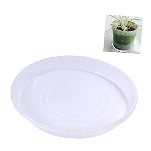 iplusmile 2 Stück Transparente Blumentopfuntersetzer Pflanztopfunterteller Robustem Kunststoff für Garten und Innenräume zum Wasser und Verschmutzung von iplusmile