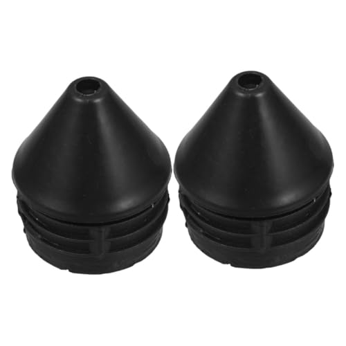 iplusmile 2 Stücke Regenschirm Zubehör Terrasse Regenschirm Zubehör Pp Schwarz Regenschirm Ersatz Tipps Terrasse Regenschirm Teile von iplusmile