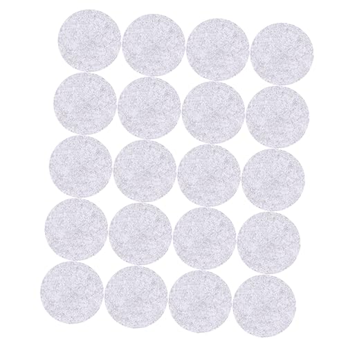 iplusmile 20 Stück Möbelpolster Wohnkultur Unterlage Gefühlt Pflanzenschale Saugfähig aus Felt Pads filzmatte Water Proof gleitschutz Bottom of The Pot Runde Schutzmatten Stuhl Fußmatten von iplusmile