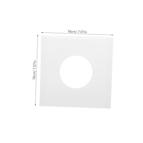 iplusmile 20 Stück Teiliges Vinyl Record Sleeves aus Robustem Kraftpapier mit Atmungsaktiven Löchern Rechtwinkliges Design für Deformationsschutz Praktische Schallplatten Aufbewahrung und iplusmile 20 Stück Teiliges Vinyl Record Sleeves aus Robustem Kraftpapier mit Atmungsaktiven Löchern Rechtwinkliges Design für Deformationsschutz Praktische Schallplatten Aufbewahrung und von iplusmile