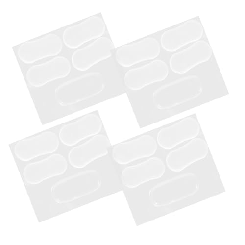iplusmile 20 Stück Transparente Wc Sitz Polsterung mit Stoßdämpfung und Hoher Belastbarkeit Toilettensitz Gummipuffer für Geräuscharmes Schließen und Schutz von iplusmile