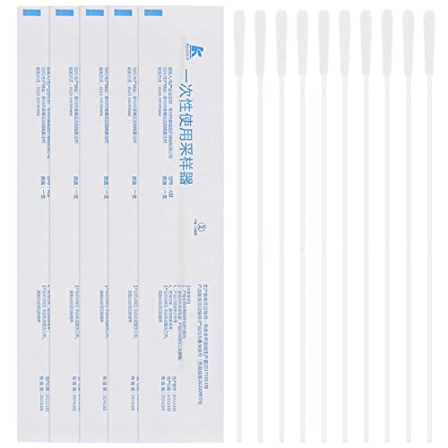 iplusmile 20Pcs Sterile Nasopharynxkarzinom Tupfer Baumwolle Tiped Applikatoren Nylon Beflockung Spitze von iplusmile