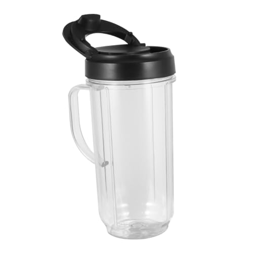 iplusmile 22Oz Mischbecher mit Deckel Großer Mixer Ersatzbehälter aus Lebensmittelechtem Kunststoff Tragbar zu Reinigen für Smoothies und Shakes die Ganze von iplusmile