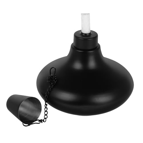 iplusmile 24.5Oz Metall Tischfackel Unzen Nachfüllbare Gartenlampe Wetterbeständig Vielseitig Einsetzbar Terrassenleuchte oder Tischdekoration Sichere Handhabung von iplusmile
