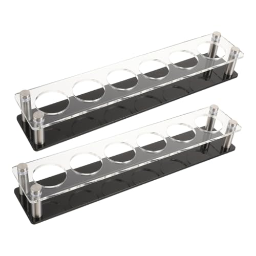 iplusmile 2stücke Klarer Schnapsglas Mit Löchern Eleganter Servierständer Für Partys Bars Und Ktv Für Whiskey Und Cocktails Und Vielseitig Einsetzbar von iplusmile