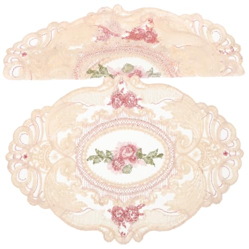 iplusmile 2stücke Tischsets Aus Spitze Mit Blumenmuster Vintage-Stil Französischer Stil Stofftischmatten Bestickte Tischtücher Für Glastische Kommoden Hochzeitsdekorationen Heimtextilien iplusmile 2stücke Tischsets Aus Spitze Mit Blumenmuster Vintage-Stil Französischer Stil Stofftischmatten Bestickte Tischtücher Für Glastische Kommoden Hochzeitsdekorationen Heimtextilien von iplusmile
