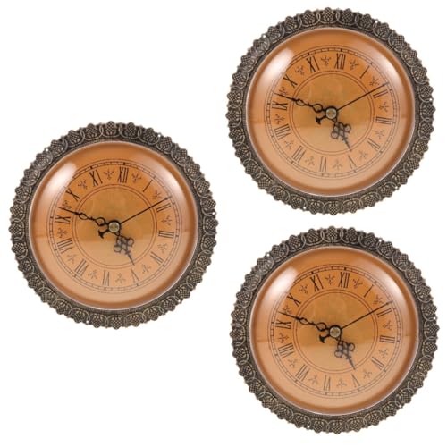 iplusmile 3 Stück Antike Uhr Vintage-Uhr Mit Intarsien Runder Uhrenkopfeinsatz Runde Quarzuhr Retro Vintage-uhreneinsatz Einfügen Uhrkopfeinsatz Wählen Runder Uhreneinsatz Für Plastik Golden iplusmile 3 Stück Antike Uhr Vintage-Uhr Mit Intarsien Runder Uhrenkopfeinsatz Runde Quarzuhr Retro Vintage-uhreneinsatz Einfügen Uhrkopfeinsatz Wählen Runder Uhreneinsatz Für Plastik Golden von iplusmile