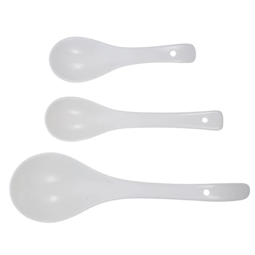 iplusmile 3 Stück Keramik Suppenlöffel Vielseitige Haushaltslöffel aus Sicherem Porzellan Leichte Praktische Dinnerlöffel für Suppe Porridge Dessert für Alltag und Picknick iplusmile 3 Stück Keramik Suppenlöffel Vielseitige Haushaltslöffel aus Sicherem Porzellan Leichte Praktische Dinnerlöffel für Suppe Porridge Dessert für Alltag und Picknick von iplusmile