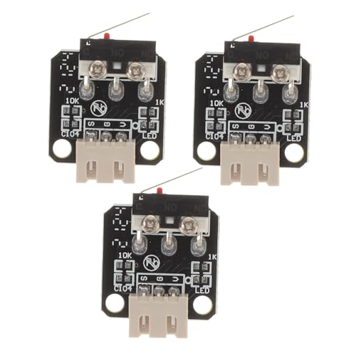 iplusmile 3 Stück Teiliges Drucker Endschalter Mechanischer Mikroschalter Präzise Endstop Zubehör Kompatibel für Ender Pin Installieren Kompakt von iplusmile