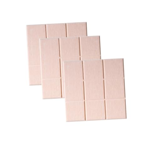 iplusmile 3 Stück Teiliges Filz Message Board Stapelbare DIY Fotowand Dekoration in Beige Robuste Pinnwand für Wohnzimmer Schlafzimmer Büro Vielseitige Wandgestaltung ohne Bohren von iplusmile