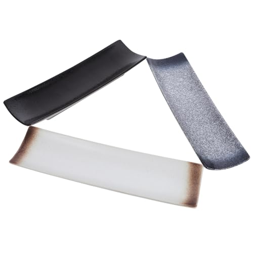 iplusmile 3 Stück Teiliges Japanisches Sushi Servierplatten Rechteckige Snackteller Stilvolle Geschirr Tabletts für Zuhause und Restaurant Vintage Design Zufällige Ausführung iplusmile 3 Stück Teiliges Japanisches Sushi Servierplatten Rechteckige Snackteller Stilvolle Geschirr Tabletts für Zuhause und Restaurant Vintage Design Zufällige Ausführung von iplusmile