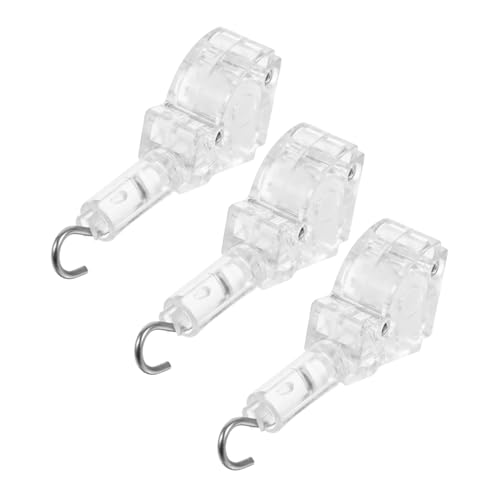 iplusmile 3 Stück Teiliges Mini Jalousien Neigemechanismus mit D Förmigem Haken Langlebige Kunststoffersatzteile für Lamellenjalousien Einfache Installation Geeignet für Büro Schlafzimmer von iplusmile
