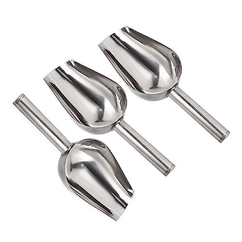 iplusmile 3 Stück Teiliges Schaufel Multifunktional für Reis Getreide Eiswürfel Mehl und Süßigkeiten Rostfrei für Partys Buffet und Restaurantgebrauch von iplusmile